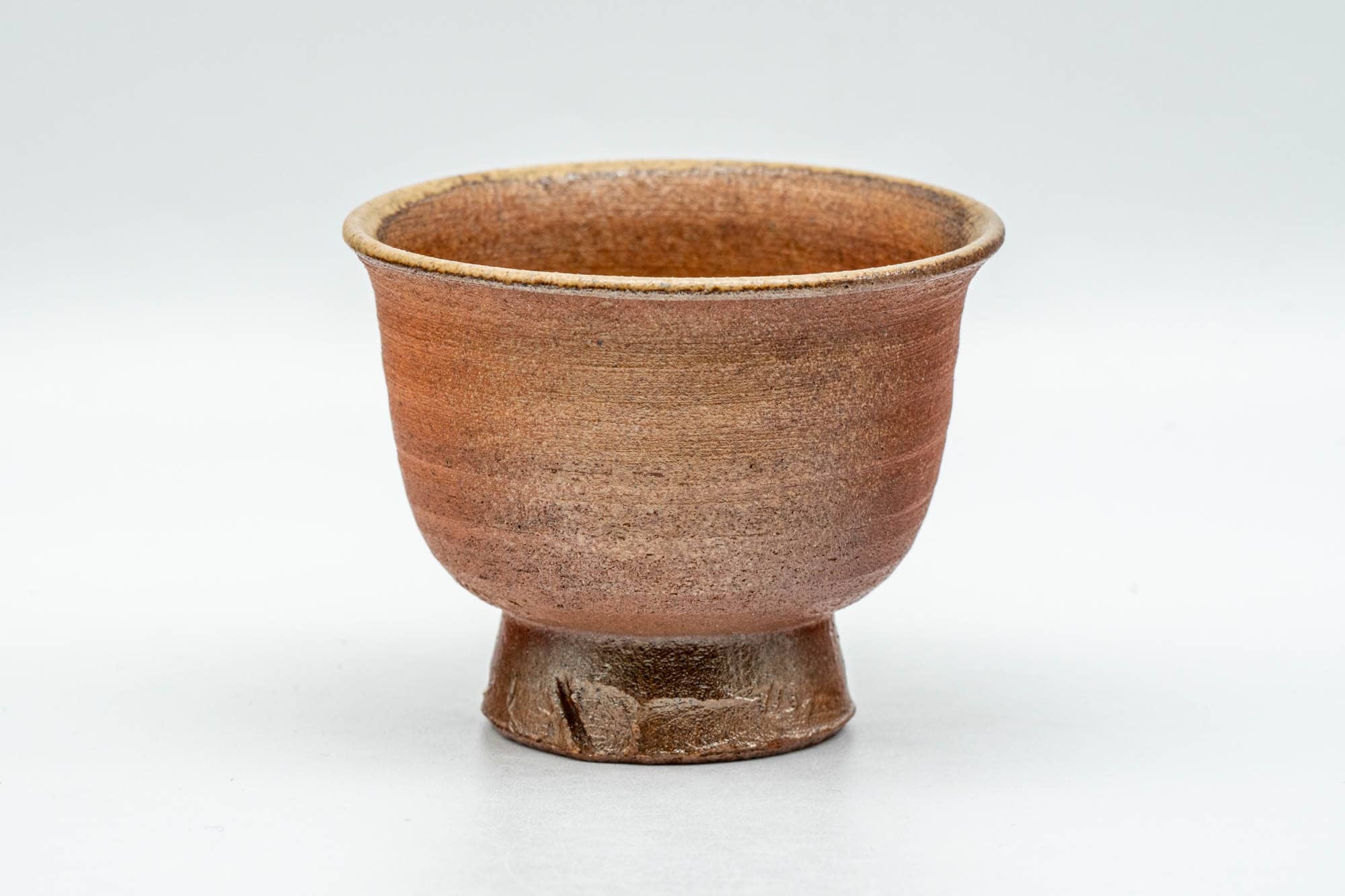 Japanese Teacup - Ash Glazed Shigaraki-yaki Yunomi - 60ml