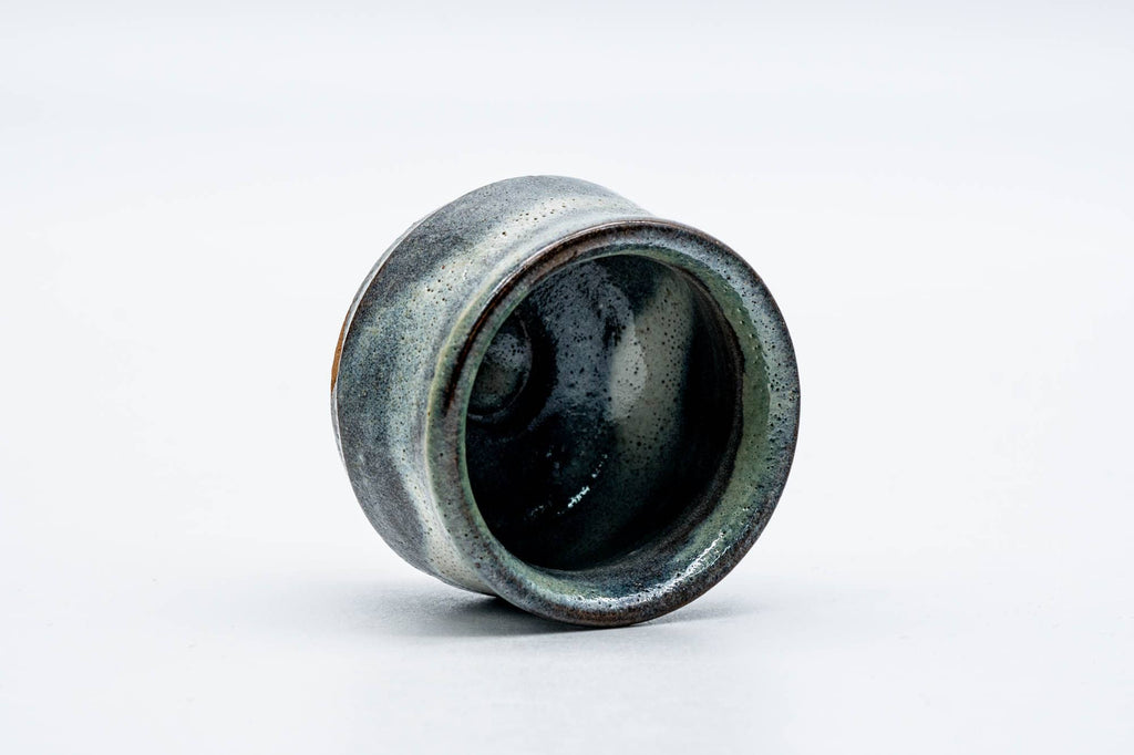 Japanese Teacup - Grey Galaxy Drip-Glazed Guinomi - 65ml