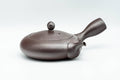 Japanese Kyusu - Purple Hira-gata Banko-yaki Debeso Teapot - 160ml
