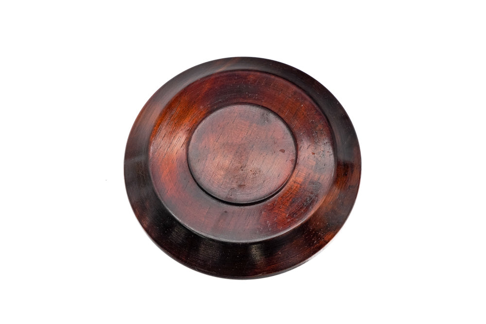 Japanese Chataku - Set of 5 Vintage Wooden Tea Saucers