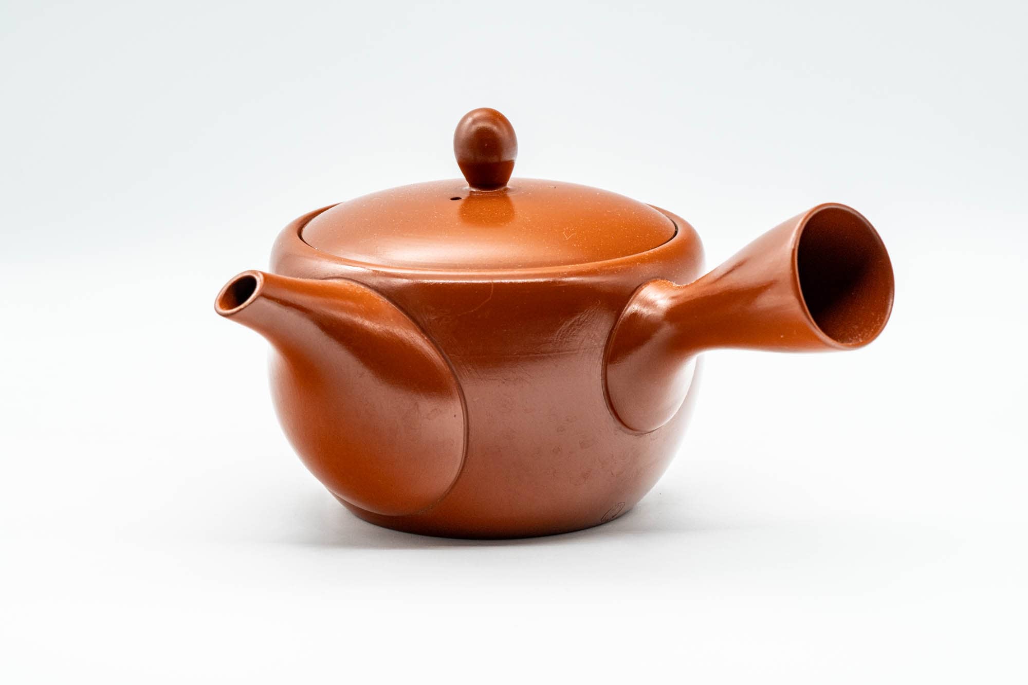 Japanese Kyusu - Floral Tokoname-yaki Mesh Teapot - 350ml
