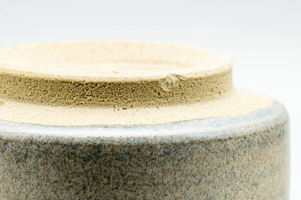 Japanese Teacup - Beige Yellow Drip-Glazed Yunomi - 150ml
