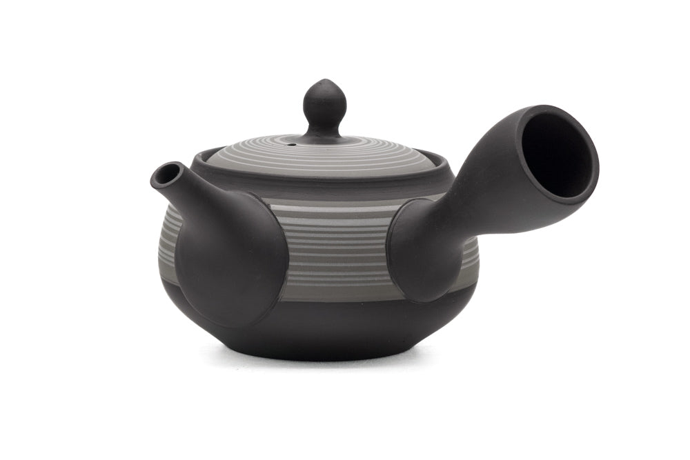 Grey Floral Tokoname Teapot - 320ml
