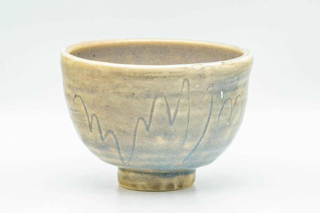 Japanese Matcha Bowl - Grey-Blue Crazed Glazed Chawan - 350ml