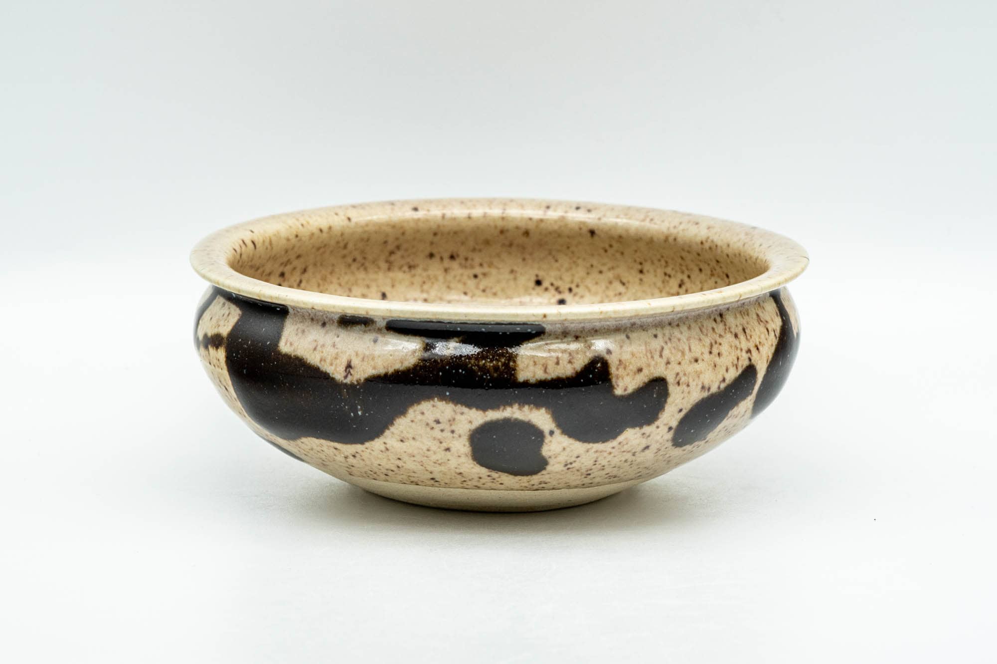 Japanese Kensui - Abstract Beige Speckled Glaze Water Bowl - 250ml