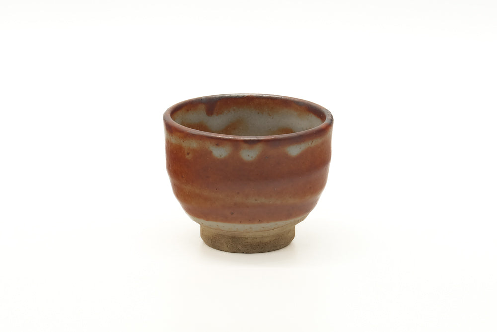 Japanese Teacup - Orange Shino Glazed Yunomi - 75ml
