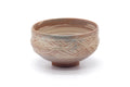 Japanese Matcha Bowl - Pink White Hakeme Chawan - 475ml