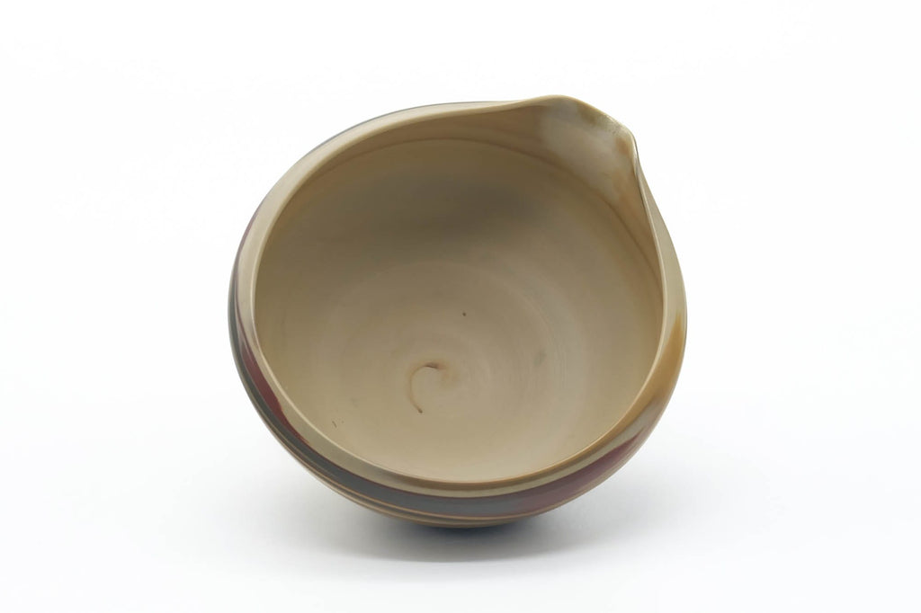 Japanese Katakuchi - Yellow Nerikomi Handleless Yuzamashi - 130ml