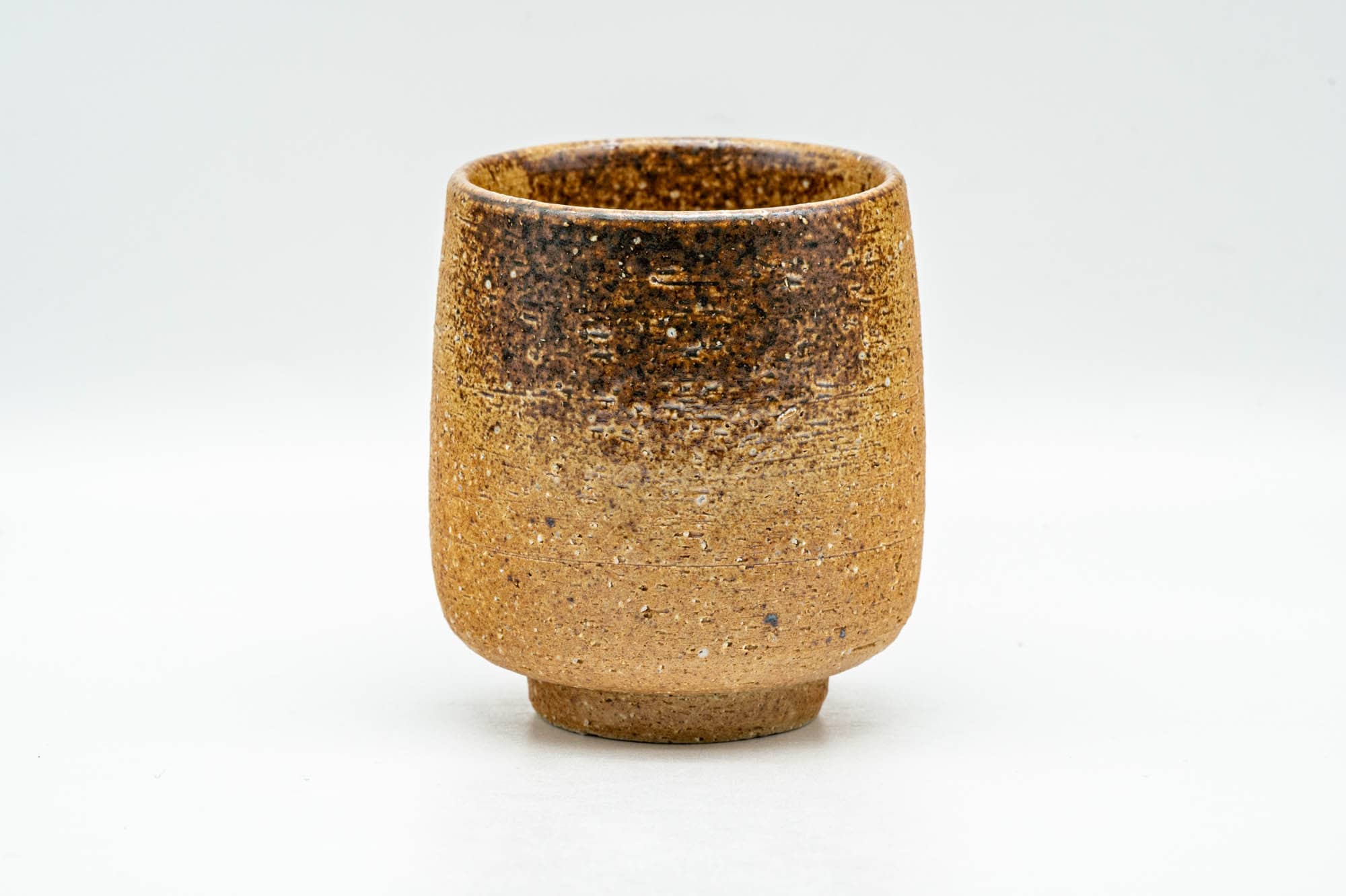 Japanese Teacup - Brown Unglazed Shigaraki-yaki Yunomi - 130ml