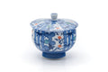 Japanese Teacup - Bamboo Floral Arita Lidded Yunomi - 210ml