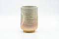 Japanese Teacup - Beige White Thumb Indented Hagi-yaki Yunomi - 180ml