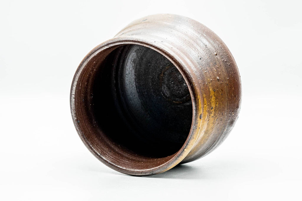 Japanese Kensui - Earthy Ash Glazed Bizen-yaki Water Bowl - 750ml