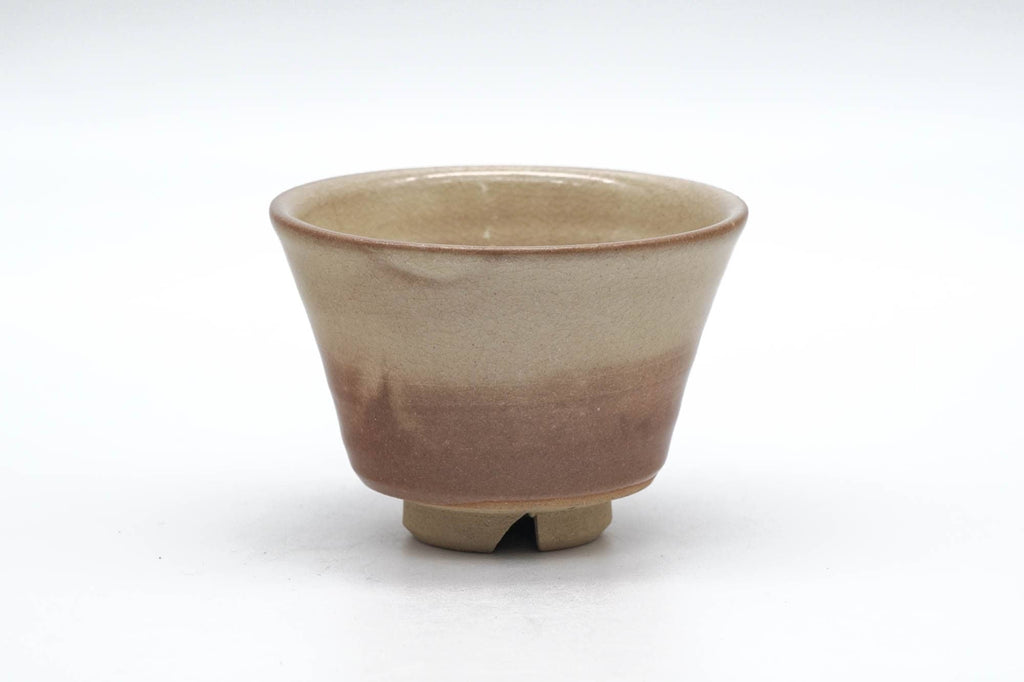 Japanese Teacup - Beige Milky Glazed Hagi-yaki Yunomi - 90ml