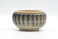 Japanese Kensui - Beige Brush Glazed Striped Water Bowl - 400ml