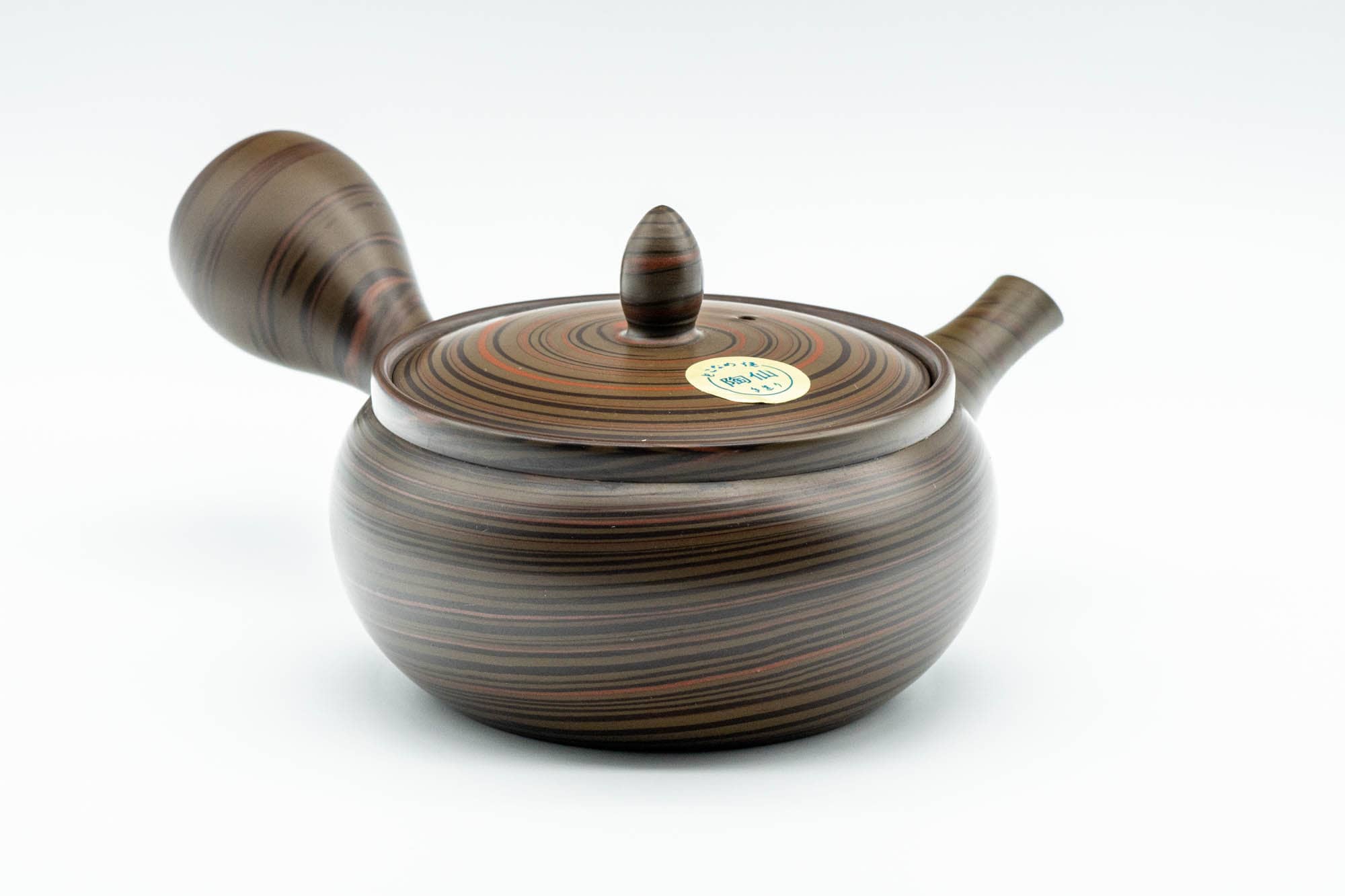 Japanese Kyusu - 陶仙 Hida Tosen - Nerikomi Tokoname-yaki Teapot - 230ml