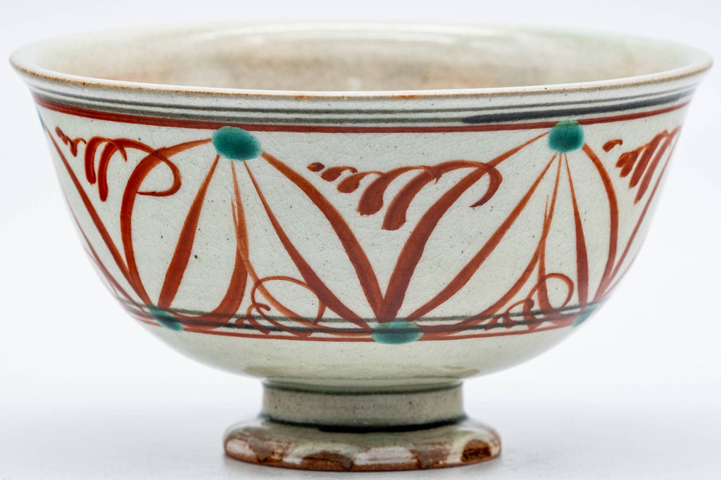 Japanese Matcha Bowl - 堀野証嗣 Horino Shoji - 八幡窯 Hachiman Kiln - Takatsuki Koudai Banko-yaki Chawan - 150ml