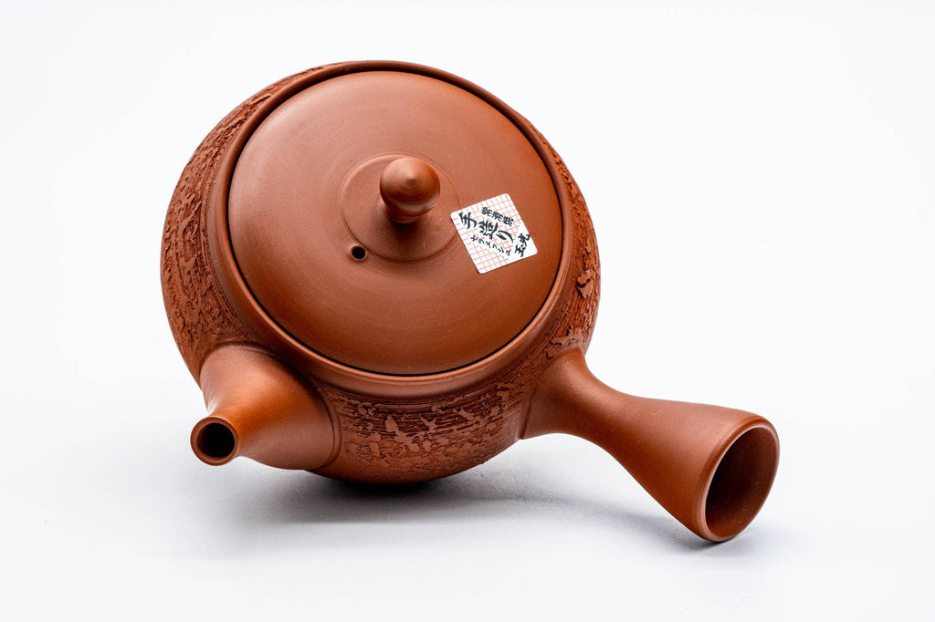 Pine Bark Textured Shudei Tokoname Teapot - 250ml