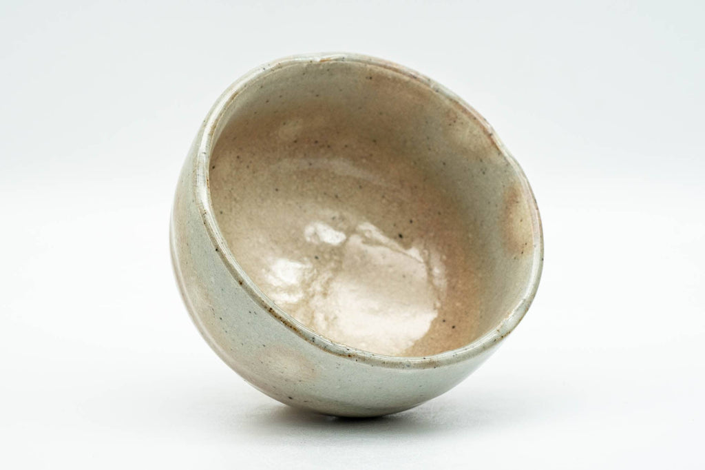 Japanese Teacup - Beige Peach Gohonte Glazed Hagi-yaki Yunomi - 120ml