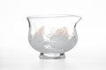Tomoe 巴 - White Glass Spouted Matcha Bowl - 200ml