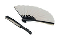 Tea Fan - Black Lacquer Cha Sensu