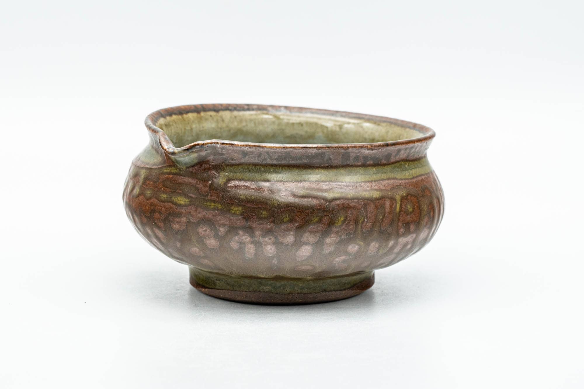 Japanese Katakuchi - Celadon Crazed Drip-Glazed Yuzamashi Water Cooler -  - 150ml