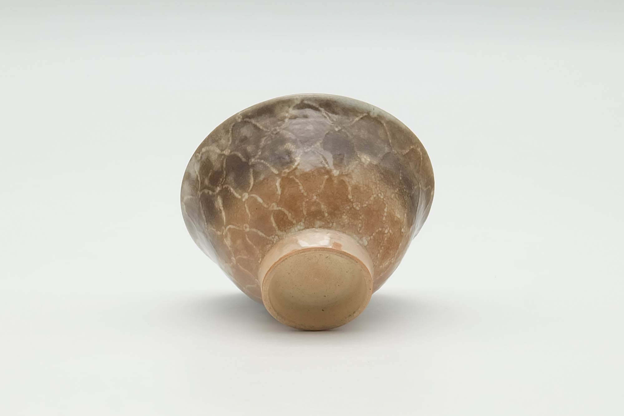Japanese Teacup - Beige Crazed Glazed Hagi-yaki Yunomi - 80ml