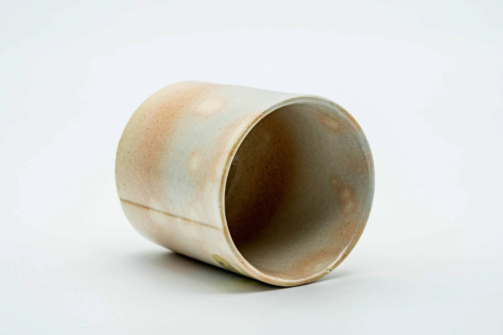 Japanese Teacup - Beige Pink Gohonte Glazed Hagi-yaki Yunomi - 200ml