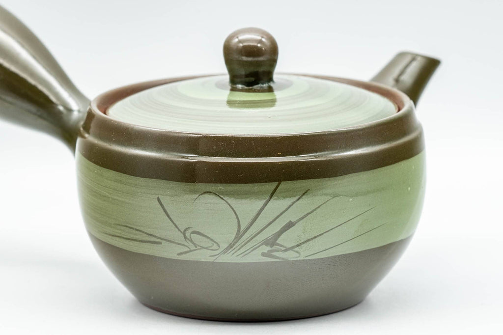 Japanese Kyusu - Green Hakeme Mesh Teapot - 250ml