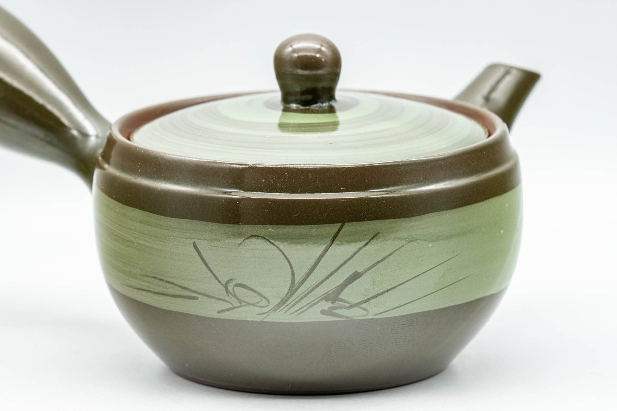 Japanese Kyusu - Green Hakeme Mesh Teapot - 250ml