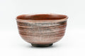 Japanese Matcha Bowl - Red Nagashi Tenmoku Glazed Wabi-Sabi Chawan - 350ml