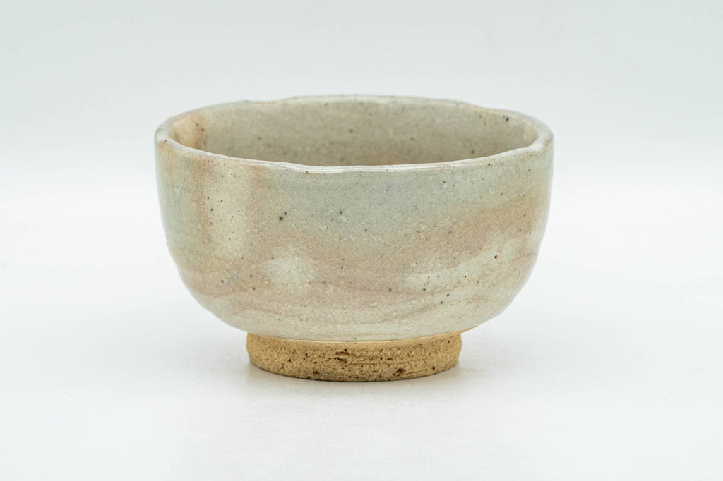 Japanese Teacup - Beige Peach Gohonte Glazed Hagi-yaki Yunomi - 120ml
