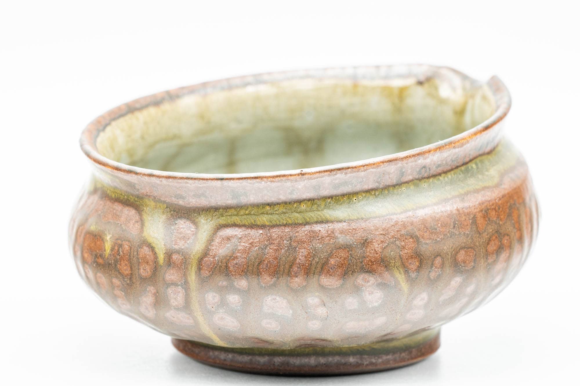 Japanese Katakuchi - Celadon Crazed Drip-Glazed Yuzamashi Water Cooler -  - 150ml