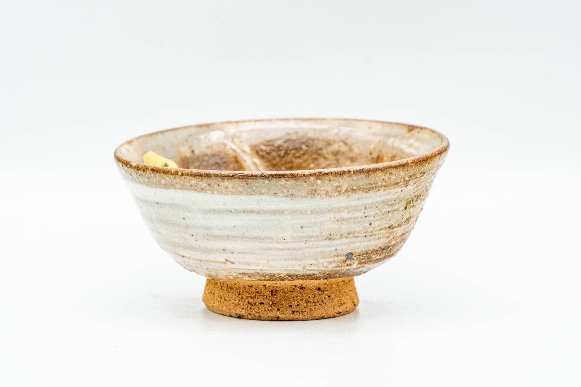 Japanese Teacup - Floral Engraved Hakeme Kiyomizu-yaki Guinomi - 55ml
