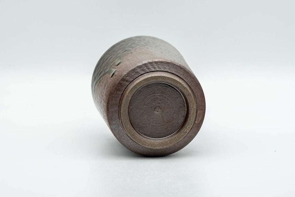 Japanese Teacup - Ash Green Drip-Glazed Shigaraki-yaki Yunomi - 160ml