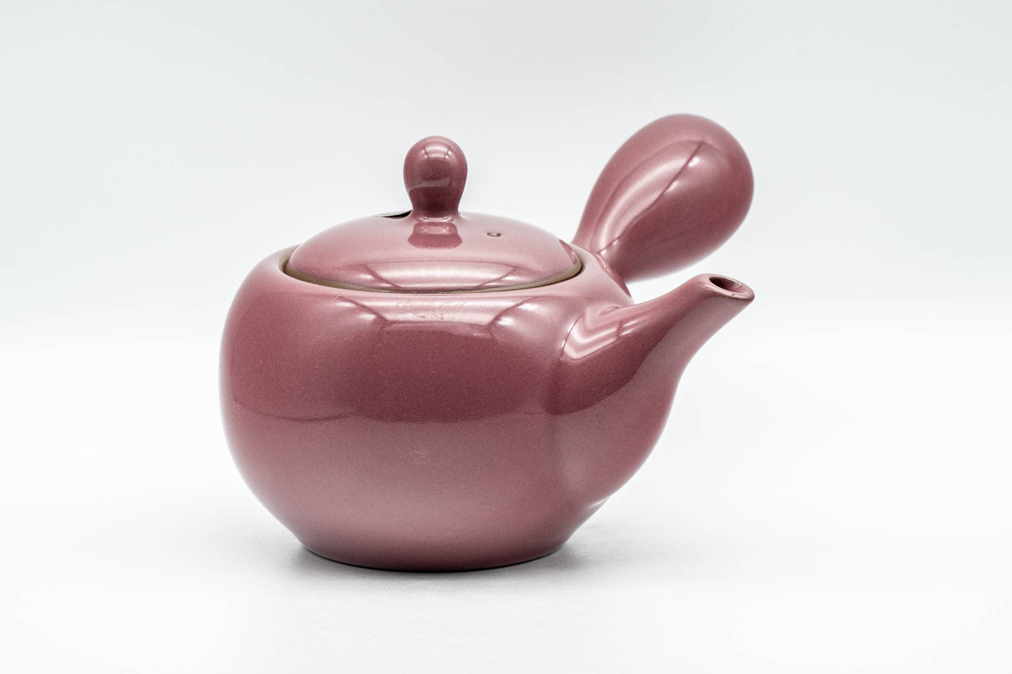 Japanese Kyusu - Magenta Teapot with Fine Mesh Strainer - 325ml