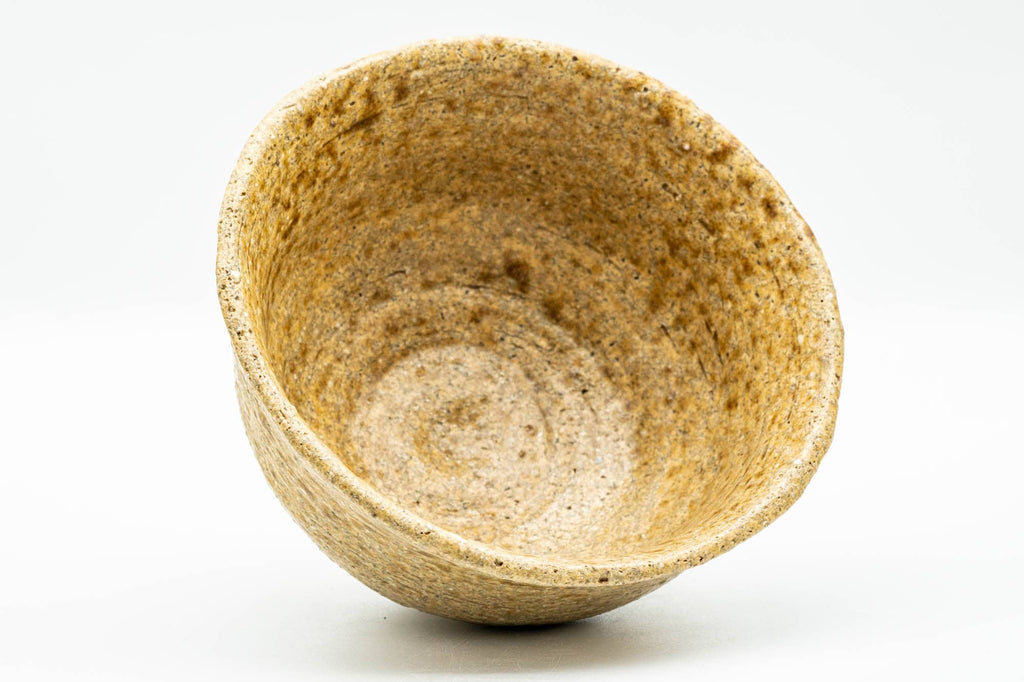 Japanese Matcha Bowl - Earthy Textured Hatazori-gata Chawan - 300ml
