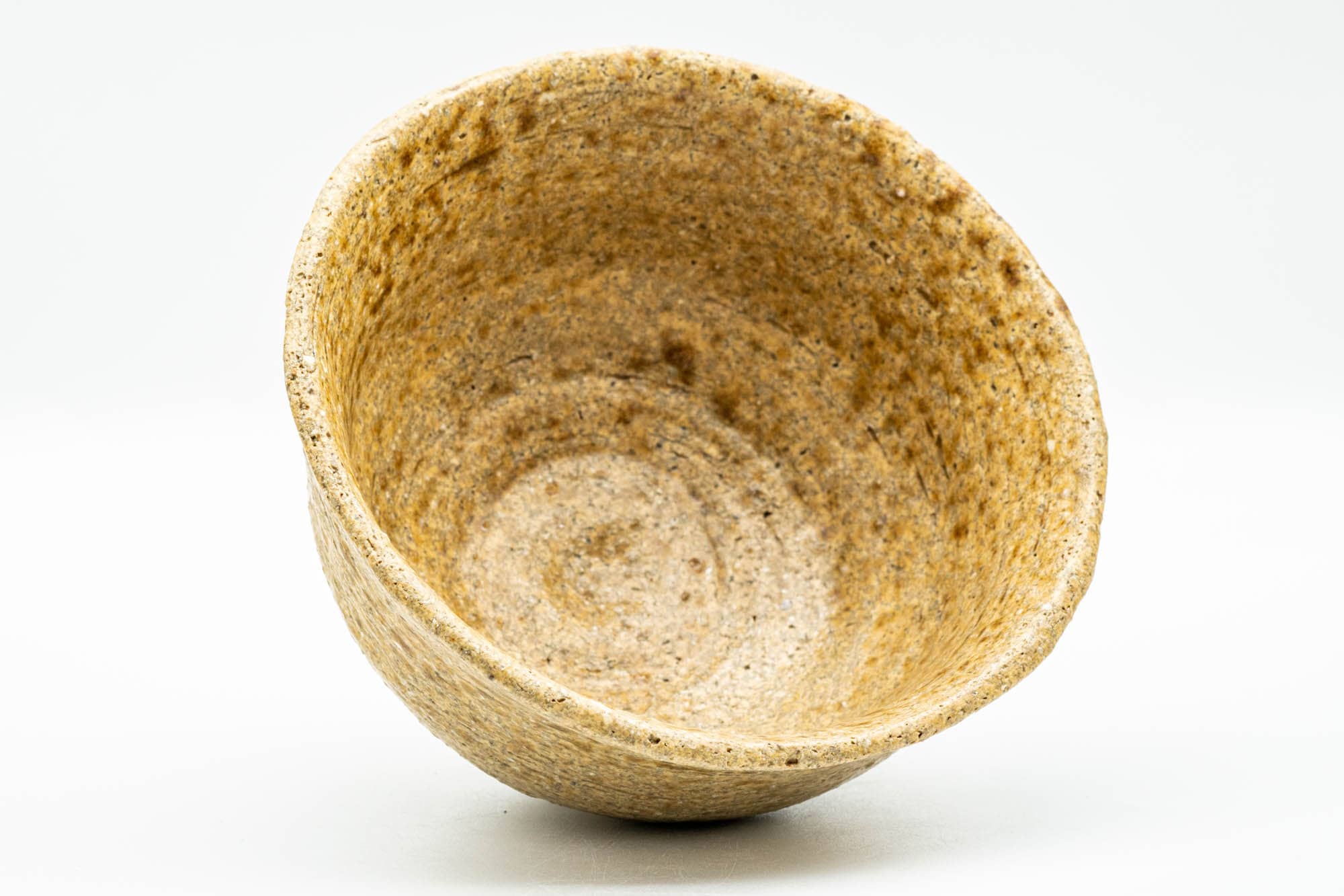 Japanese Matcha Bowl - Earthy Textured Hatazori-gata Chawan - 300ml