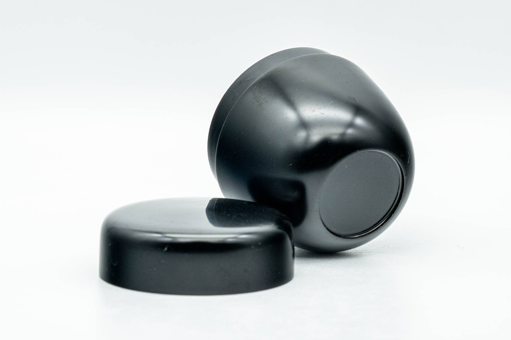 Japanese Natsume - Small Black Lacquered Wooden Matcha Tea Canister - Ko-natsume - 50ml
