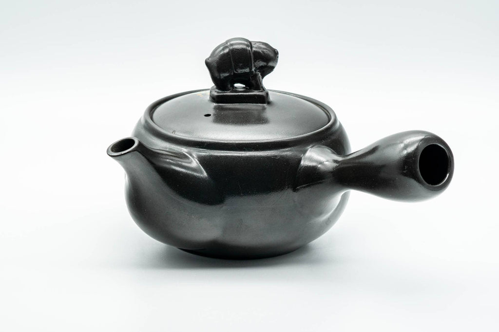 Japanese Kyusu - Year of the Pig Black Kurodei Tokoname-yaki Teapot - 360ml