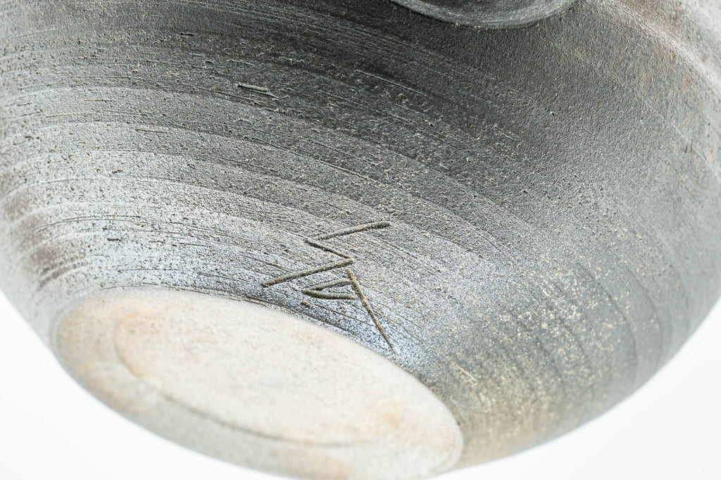 Japanese Kyusu - Ash Glazed Bizen-yaki Ceramic Teapot - 340ml