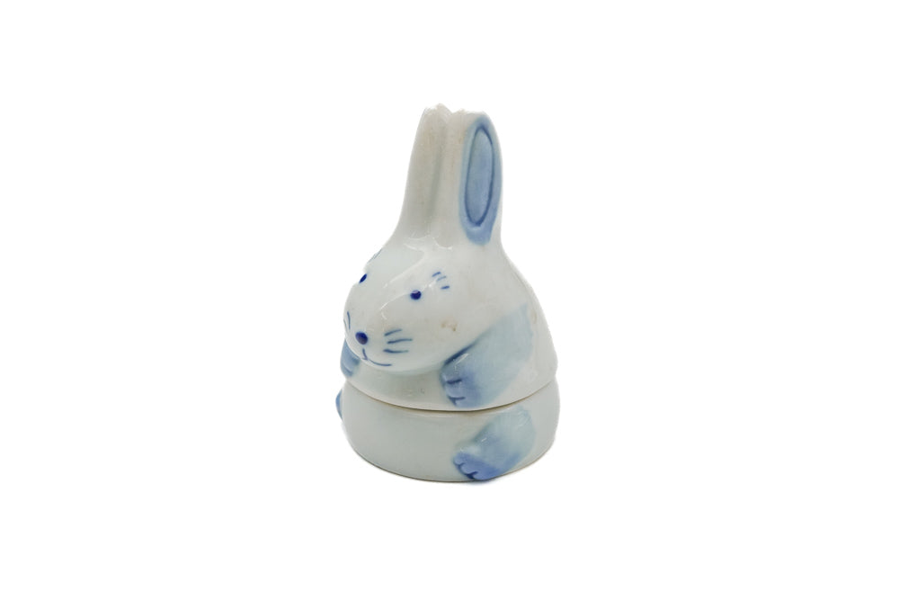 Japanese Kogo - Porcelain Year of the Rabbit Incense Container