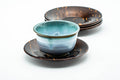 Japanese Chataku - Set of 5 Cherry Bark Sakura Wooden Tea Coasters