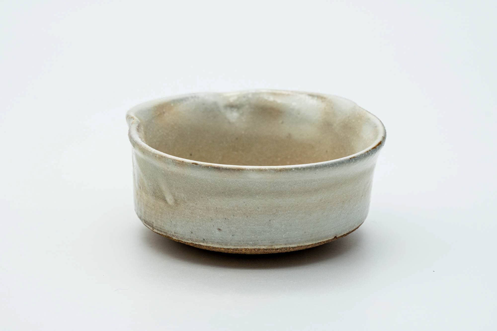 Japanese Katakuchi - Small Milky White Glazed Water Cooler - 100ml