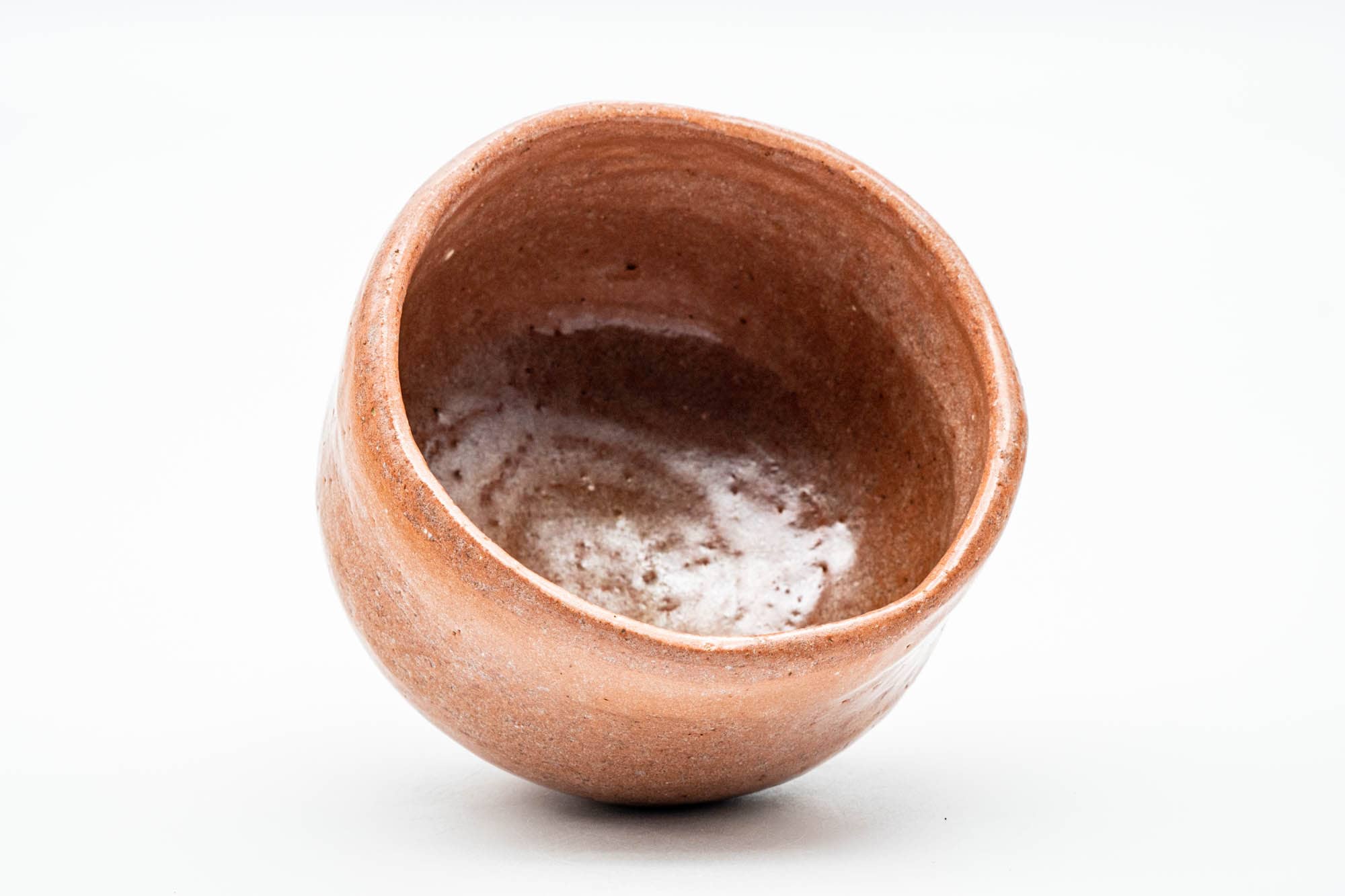 Japanese Matcha Bowl - Pink-Red Raku Wabi-Sabi Chawan - 350ml