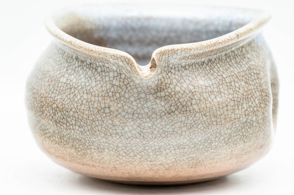 Japanese Katakuchi - Large Weathered Hagi-yaki Water Cooler 椿秀窯 - 300ml