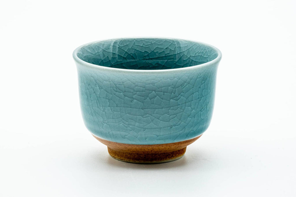 Japanese Teacup - Blue Celadon Glazed Yunomi - 120ml