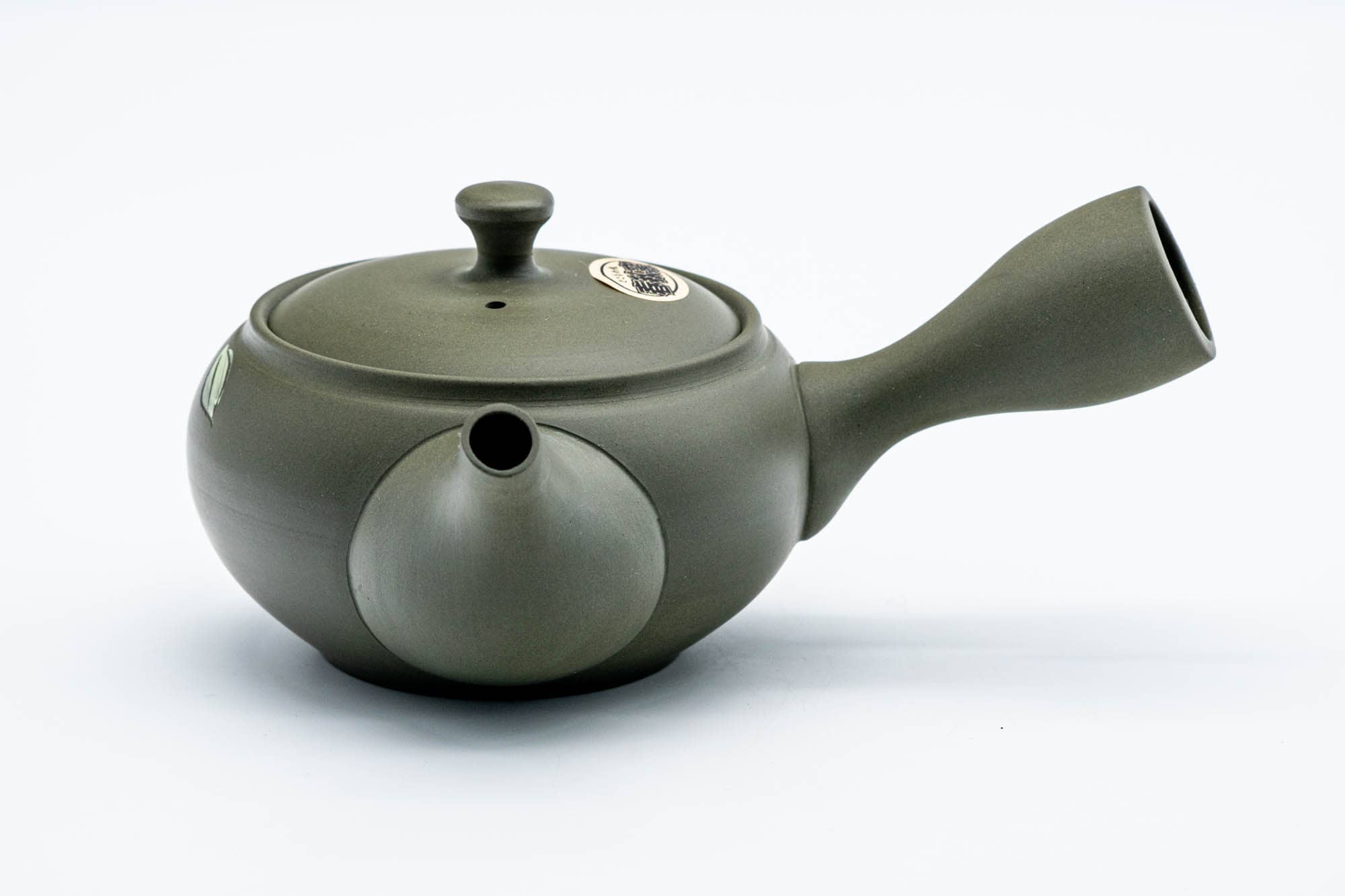 Camellia Painted Ryokudei Tokoname Teapot - 220ml
