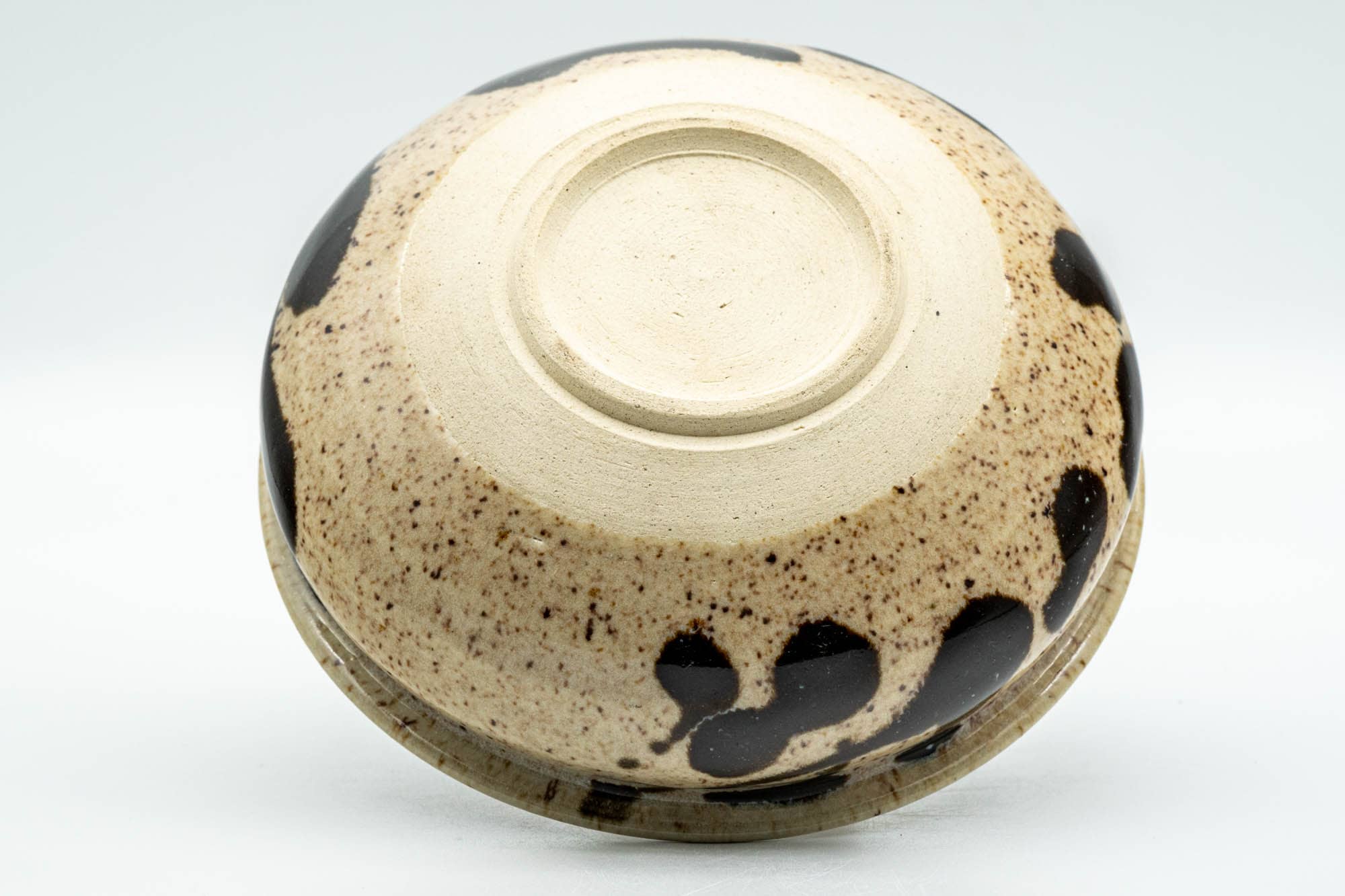 Japanese Kensui - Abstract Beige Speckled Glaze Water Bowl - 250ml
