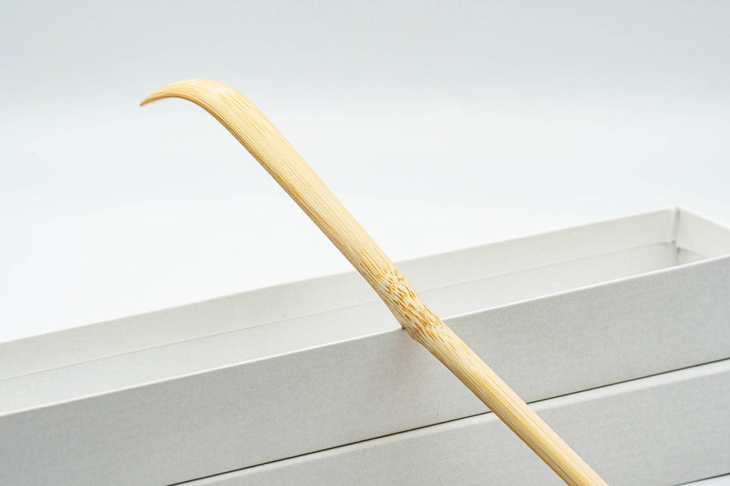 White Bamboo Chashaku Matcha Scoop