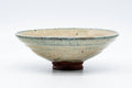 Japanese Matcha Bowl - Beige Blue Summer Chawan - 100ml